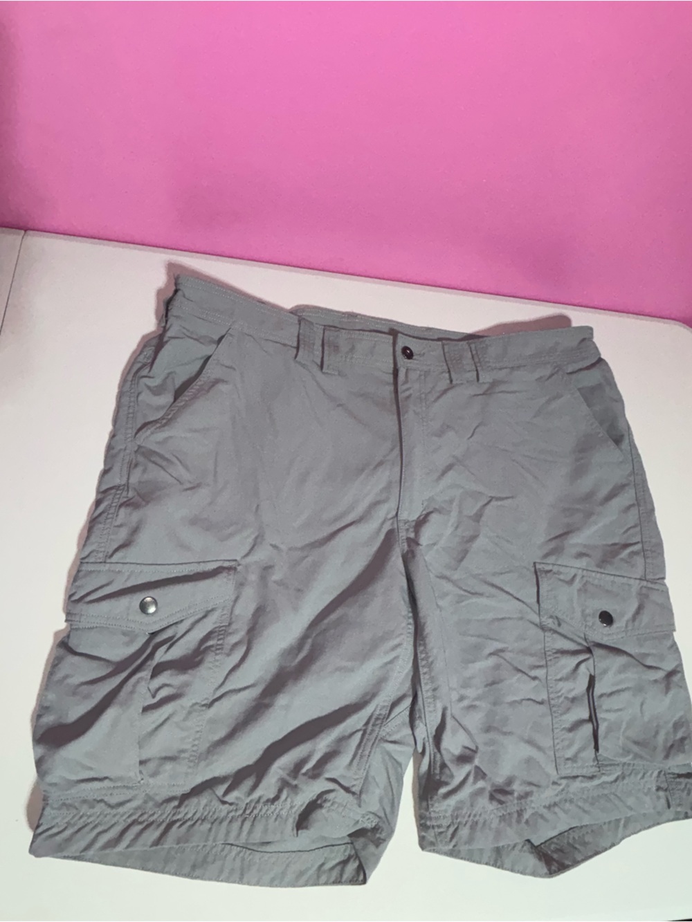 Duluth Trading Co Gray Men's Cargo Shorts